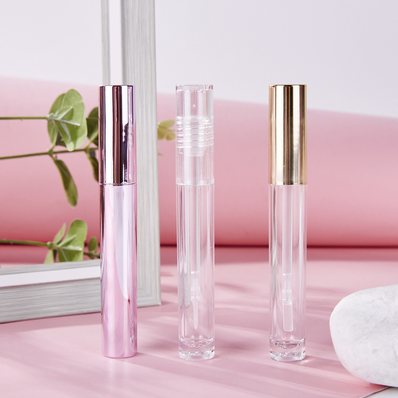 5ml Clear Lip Gloss Tubes With Custom Logo round lipgloss contaniner
